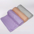 AZO Free Top Quality New Style Silk Material TV Blankets Plain Winter Blankets With Brushed